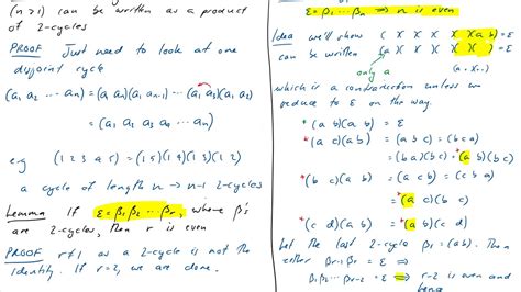 even or odd permutation|Parity of a permutation .